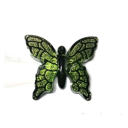 Stickers / Acrylic Stickers - 39x34mm - 1pc - butterfly / Stickers for crafting