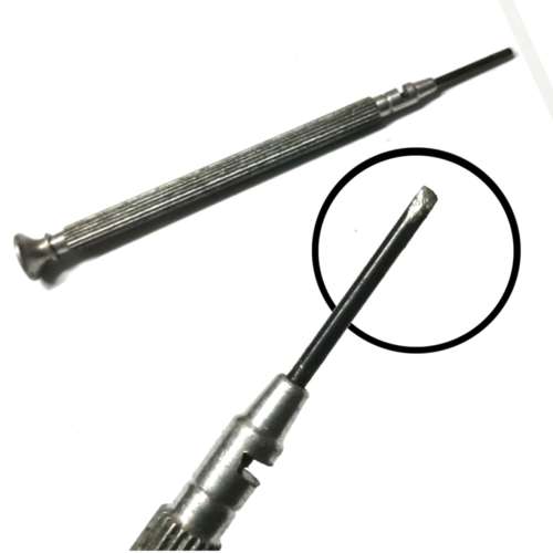 Watchmaker tools - Screw driver  - 1.1mm - total length 7.9cm