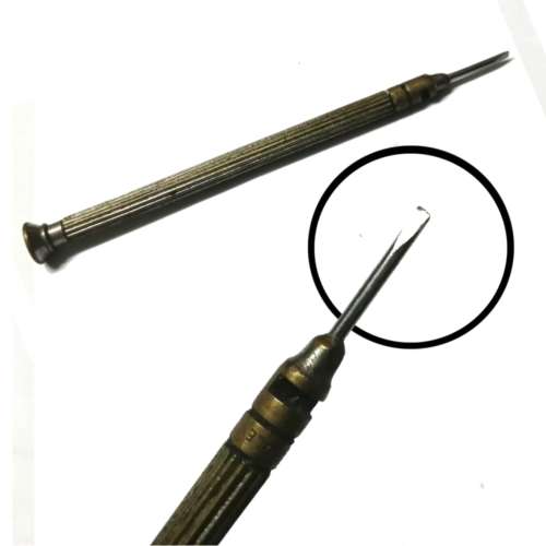 Watchmaker tools - Screw driver  - 1.1mm - total length 7.4cm