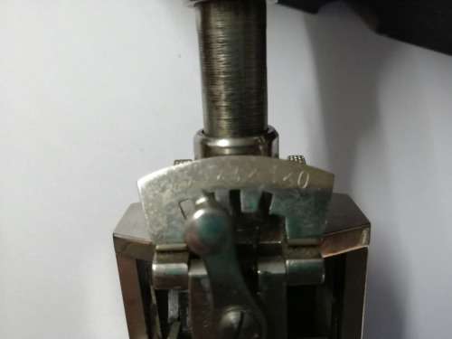 Tools / Antiques / automatic consecutive number stamp with original Box / Made in Germany