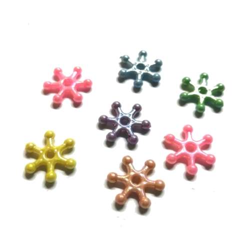 Beads /Acrylic Beads - 16mm -  7pcs - color mix/ Beads for crafting