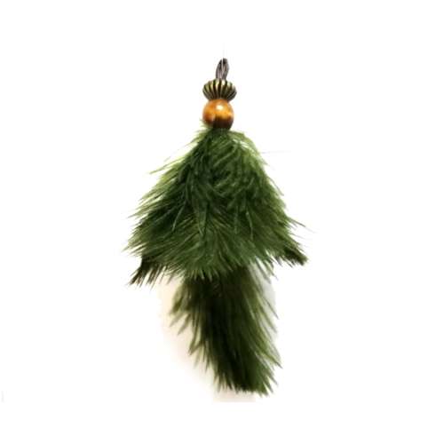 Ostrich Feather Key Hanger