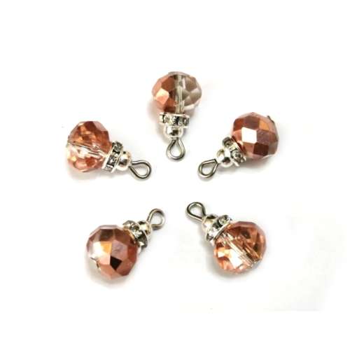 Pendant /19mm-Crystal Pendant with bling-1pc /Pendant for crafting