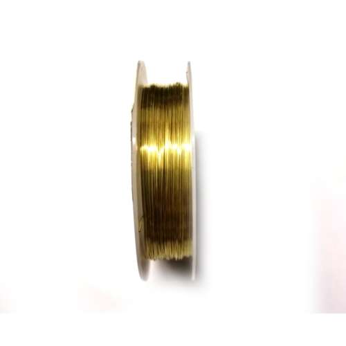 Wire / Copper Wire 0.8mm - GOLD - +/-2.4m Roll / Wire for crafting
