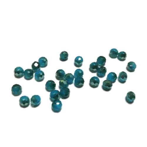 Beads / Crystal Beads - 4mm - shiny light blue  - 30pcs / Beads for crafting