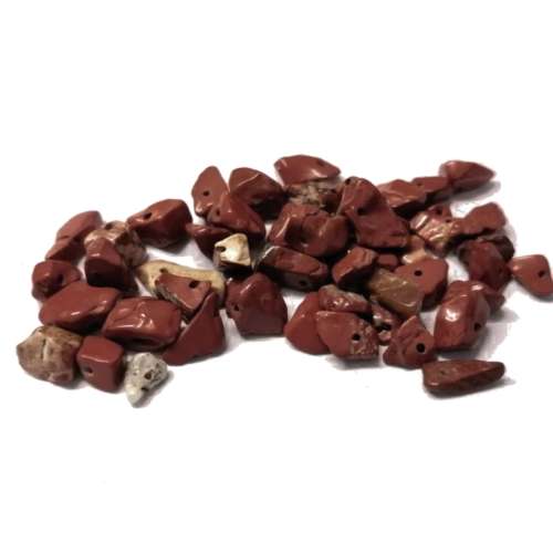 Beads / Gemstone - Red Jasper - Beads +/-50pcs  6-12mm / Beads for crafting