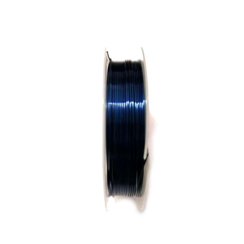 Wire / Copper Wire 0.6mm - BLUE - +/-4.5m Roll / Wire for crafting