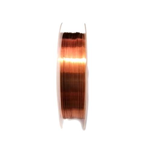 Wire / Copper Wire 0.8mm - ROSE GOLD - +/-2.4m Roll / Wire for crafting