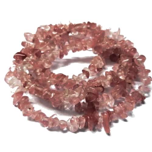 Beads / Gemstone - MELON QUARTZ - Beads   - 5-8mm - String 88cm/ Beads for crafting