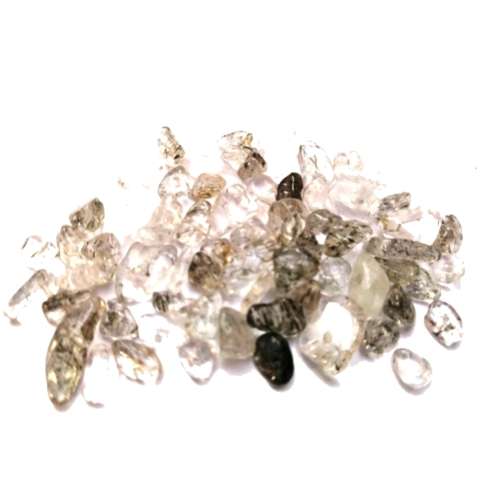 Beads / Gemstone - Green Rutilated Quartz - Beads - 5-8mm +/-70pcs/ Beads for crafting
