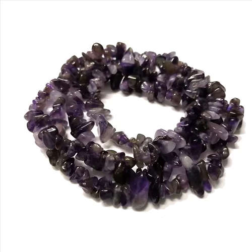Beads / Gemstone - Amethyst - Beads +/-220pcs  - 5-8mm- String 84cm / Beads for crafting