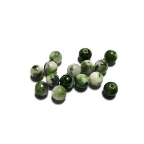 Beads /Gemstone -Dyed Jasper Beads - 6mm  -ball- 15pcs/ Beads for crafting