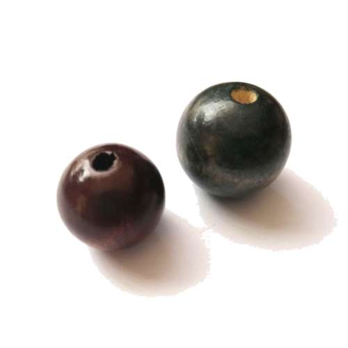 Beads / Wooden Beads -color mix - 2pcs - 24-28mm / Beads for crafting