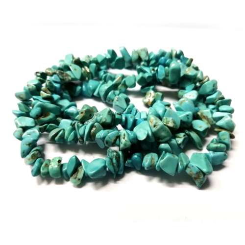 Beads / Gemstone - Turquoise - Beads +/-240pcs   - 5-8mm -String 88cm / Beads for crafting