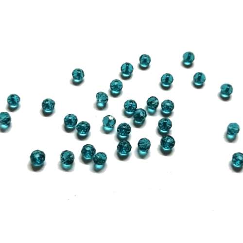 Beads /Crystal Beads - 4mm -light blue clear - 30pcs/ Beads for crafting