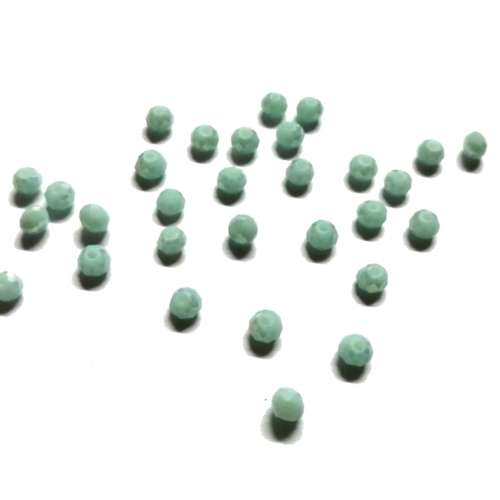 Beads - Crystal Beads - 4mm -light blue shiny  - 30pcs- Beads for crafting