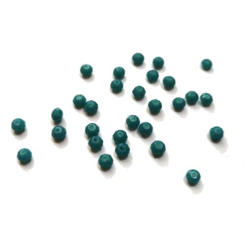 Beads /Crystal Beads - 4mm - mat sky blue  - 30pcs / Beads for crafting