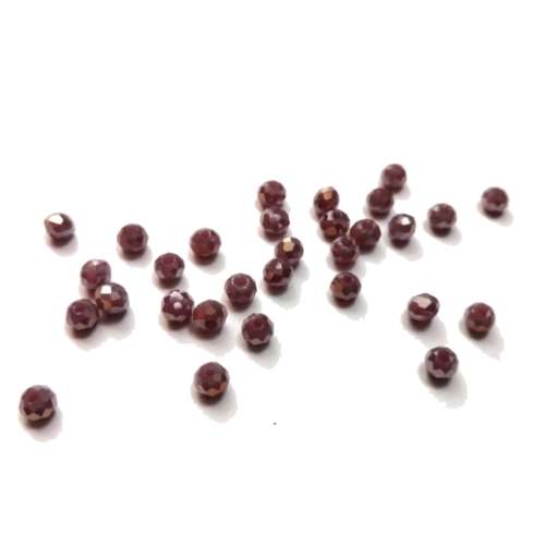 Beads /Crystal Beads - 4mm -shiny light purple - 30pcs / Beads for crafting