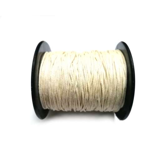 CORDS / Wax Cord String / sand -1.0mm -  5m PACK / CORDS for crafting