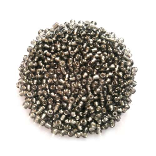 Beads / Glass  Seed Beads +/-3100pcs  -size 8- 3mm- Grey -100g / Beads for crafting