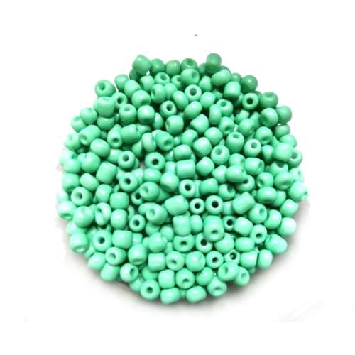 Beads / Glass  Seed Beads +/-1100pcs  - 4mm Size 6- Turquoise-100g / Beads for crafting