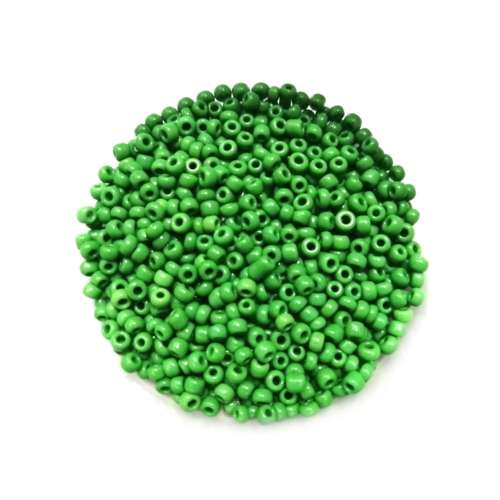 Beads / Glass  Seed Beads +/-3100pcs  - 3mm Size 8- Leaf Green-100g / Beads for crafting