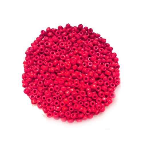 Beads / Glass  Seed Beads +/-550pcs -3mm Size 8- Strawberry Red / Beads for crafting