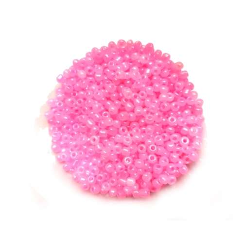 Beads / Glass  Seed Beads - 500pcs  - 3mm Size 8 - Pearl Pink / Beads for crafting