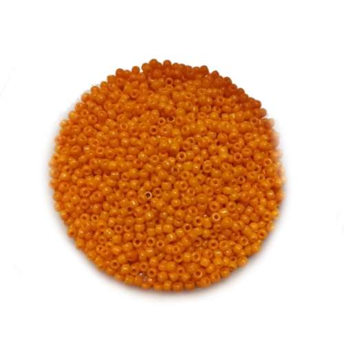 Beads / Glass  Seed Beads +/-3800pcs -2mm Size 11- orange - 100g / Beads for crafting