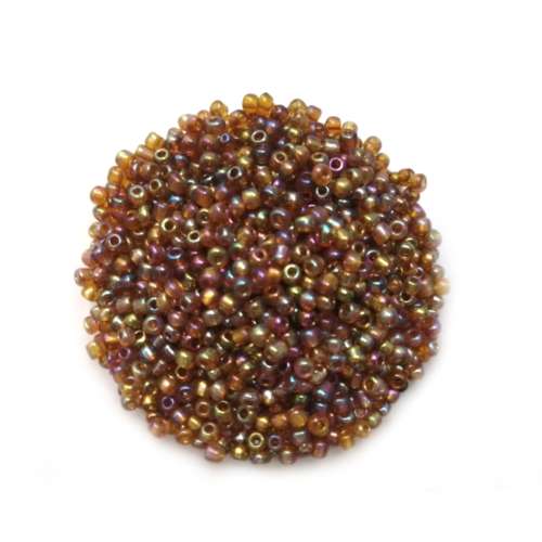 Beads / Glass  Seed Beads +/-500pcs -3mm Size 8- pastel rainbow / Beads for crafting