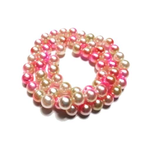 Beads / Acrylic Beads - Rainbow Balls 8mm - 60pcs -44cm String- for jewellery crafting