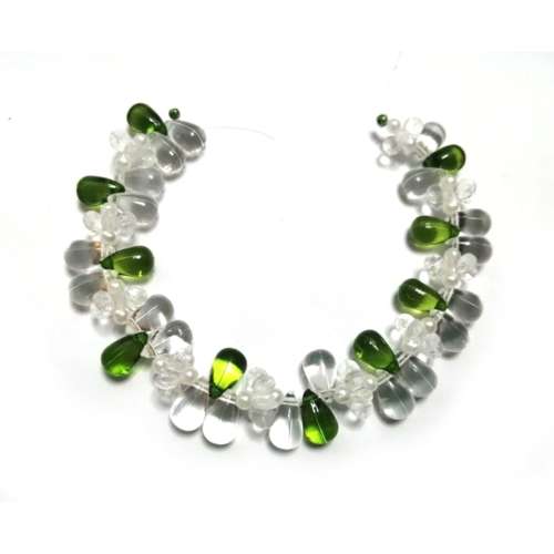Beads / Acrylic Beads 3 -12mm -60pcs -20cm String- for jewellery crafting