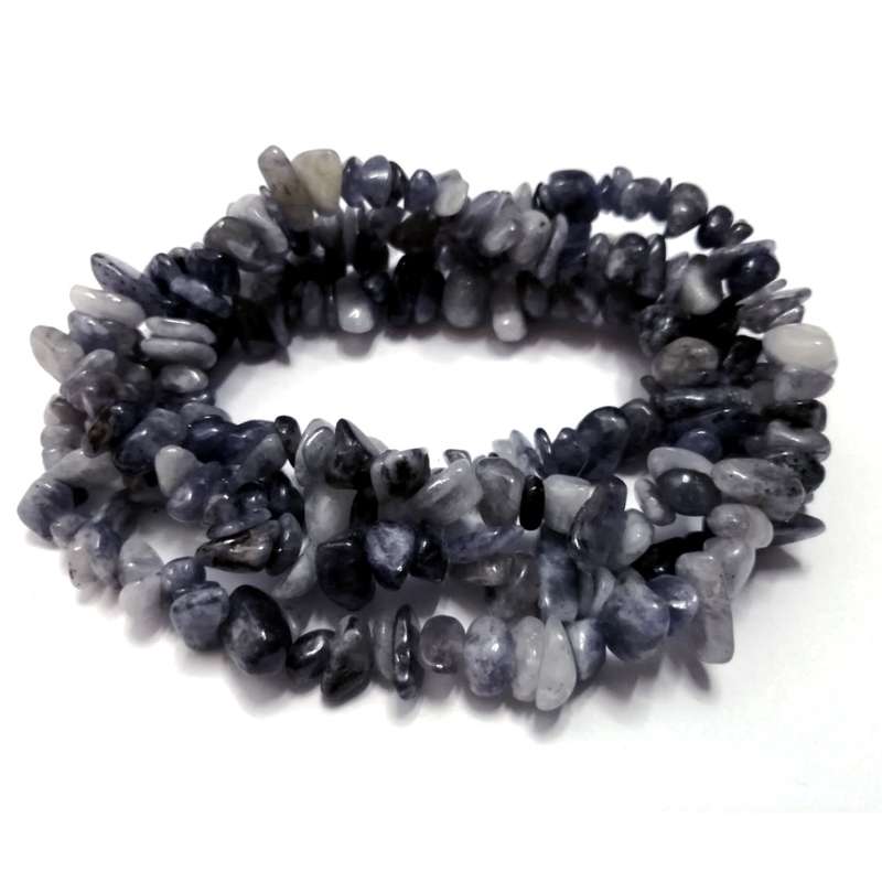 Beads / Gemstone - Jolite - Beads - 5-8mm +/-80cm String / Beads for crafting