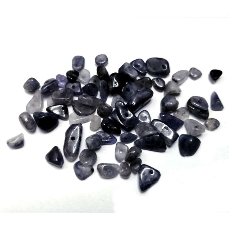 Beads / Gemstone - Jolite - Beads - 5-8mm +/-65pcs / Beads for crafting