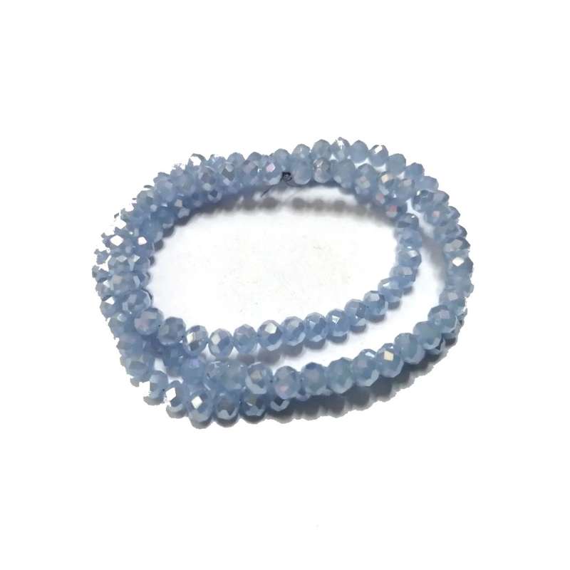 Beads - Crystal Beads - 4mm - shiny purple blue  +/- 130pcs String - Beads for crafting