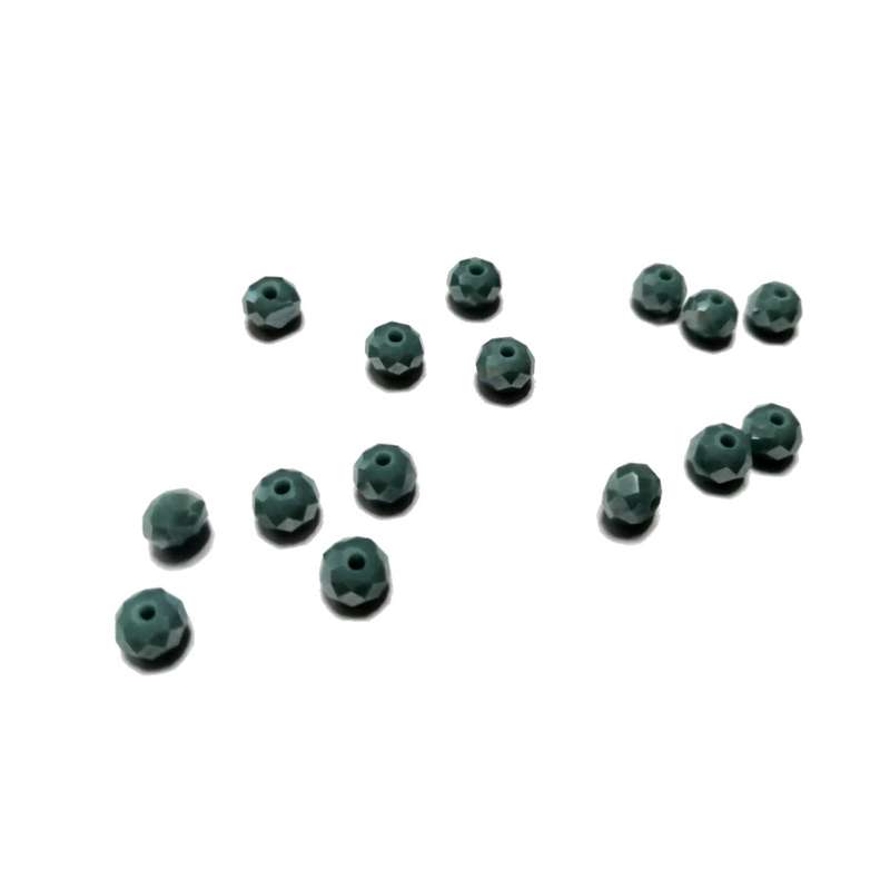 Beads / Crystal Beads -6mm- shiny light blue- 15pcs / beads for crafting