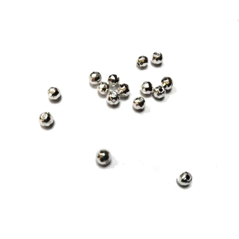 Beads - Hematite Beads -4mm  -faceted silver plated - 15pcs / Beads for crafting