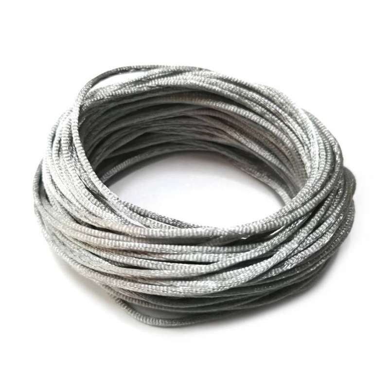 SATIN CORD / 1.5mm - SILVER - 1m PACK / Cords for crafting