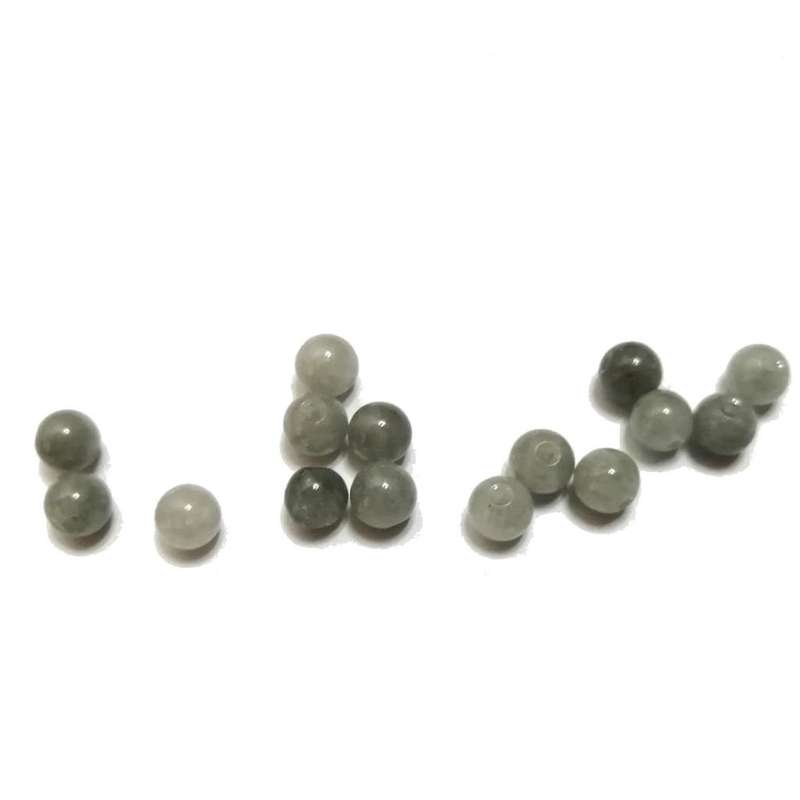 Beads / Gemstone - Burma Jade - Beads   - 6mm ball -15pcs / Beads for crafting