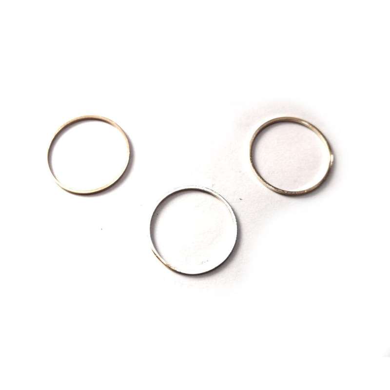 Findings - Shapes for resin /macrame /clay work 10pcs -20mm gold color- Findings for crafting