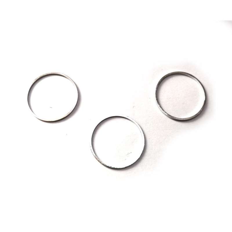 Findings - Shapes for resin /macrame /clay work 10pcs -20mm silver color- Findings for crafting