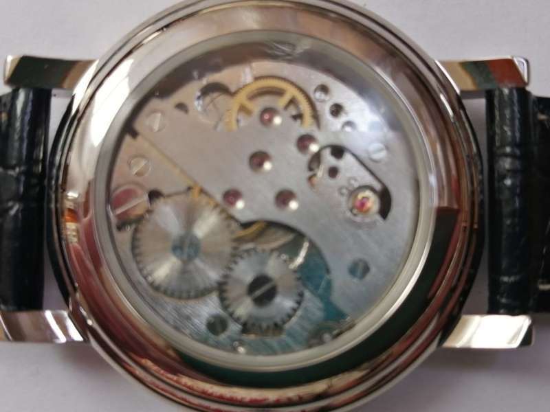 Regent  - Made in Germany- mechanik with Glass Bottom -skelett-