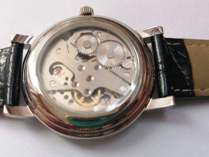 Regent  - Made in Germany- mechanik with Glass Bottom -skelett-