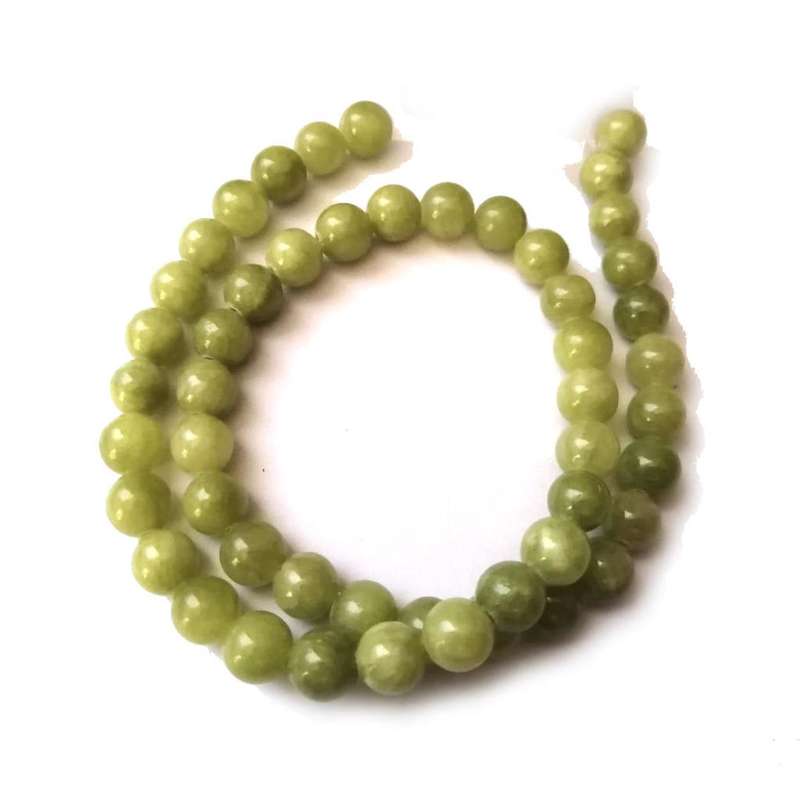 Beads / Gemstone - Dyed Jade - Beads   - 8mm ball +/-50pcs -40cm string / Beads for crafting