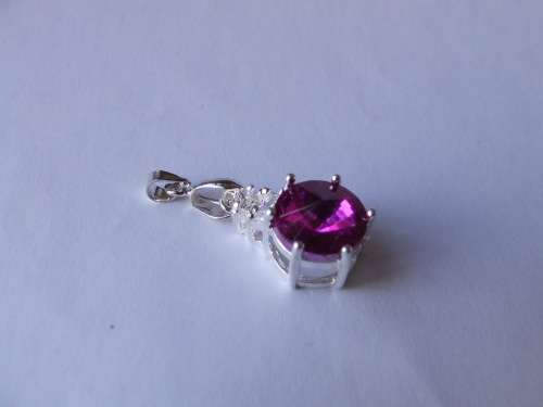 R1-00 NR ! - SILVER PENDANT WITH AMETHYST