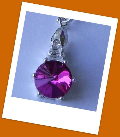 R1-00 NR ! - SILVER PENDANT WITH AMETHYST
