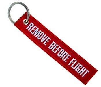 Remove Before Flight Keyring - For the man who has everything GADGET  NOVELTY