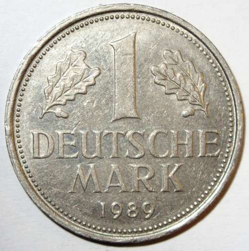 1989 - 1 Deutsche Mark Silver Coin