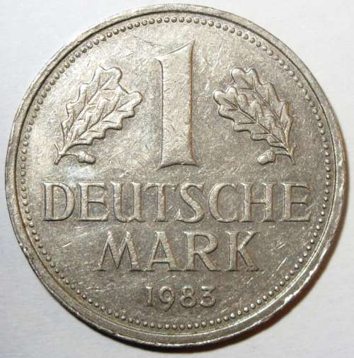 1983 - 1 Deutsche Mark Silver Coin