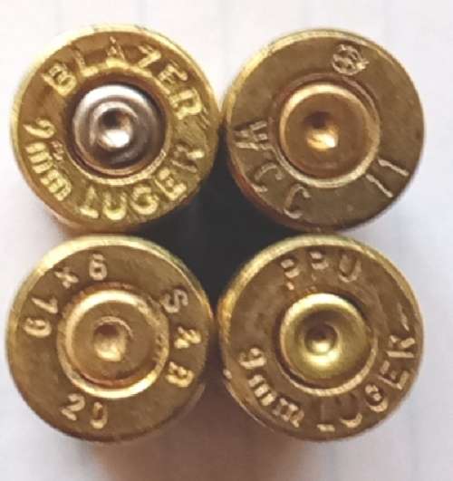 9mm Luger Brass Casings (46)